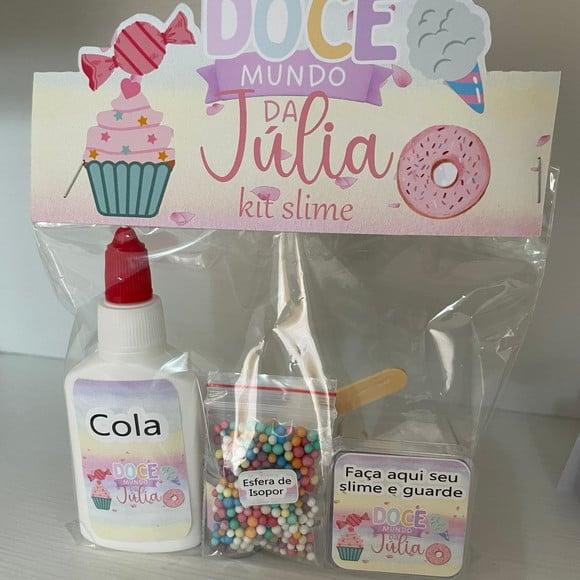 Kit Slime Confeitaria Embalagens Personalizadas