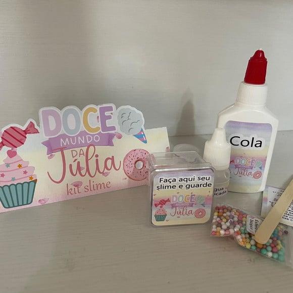 Kit Slime Confeitaria Embalagens Personalizadas