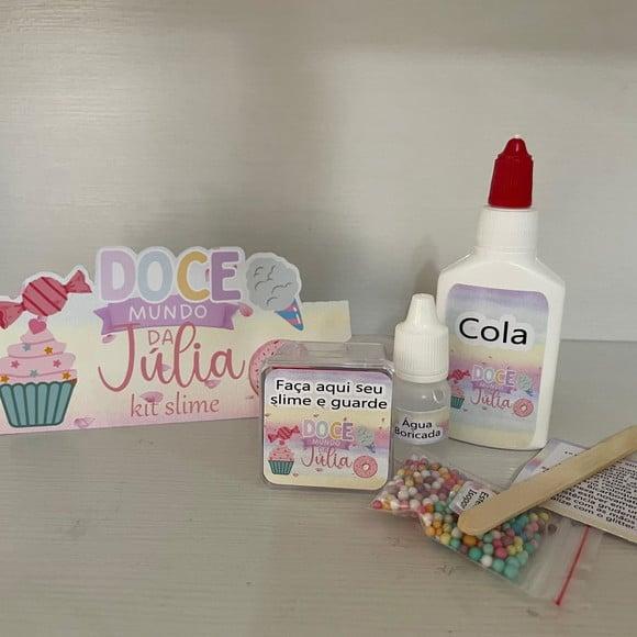 Kit Slime Confeitaria Embalagens Personalizadas