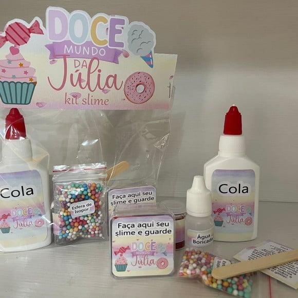 Kit Slime Confeitaria Embalagens Personalizadas