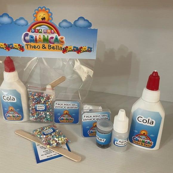 Kit Slime Dia das Crianças Embalagens Personalizadas