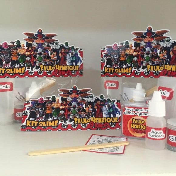 Kit Slime Dragon Ball Embalagens Personalizadas