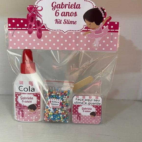 Kit Slime Embalagens Personalizadas Bailarina