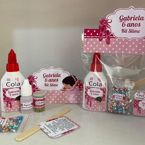 Kit Slime Embalagens Personalizadas Bailarina