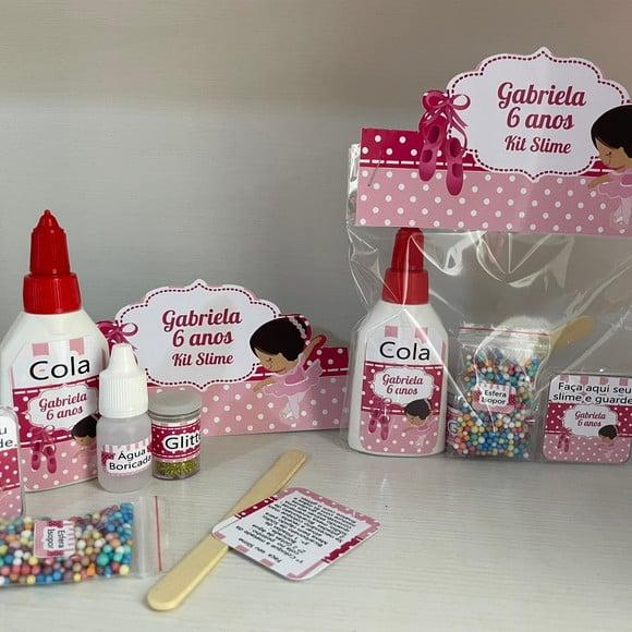 Kit Slime Embalagens Personalizadas Bailarina