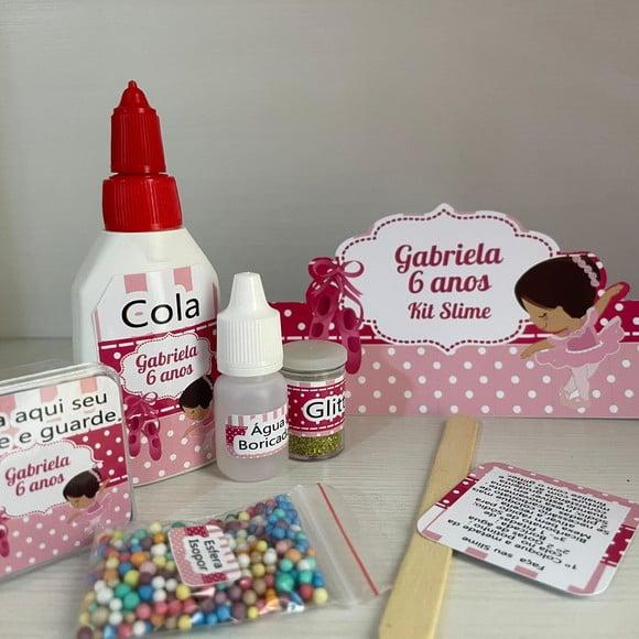 Kit Slime Embalagens Personalizadas Bailarina