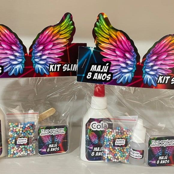 Kit Slime Embalagens Personalizadas Neon