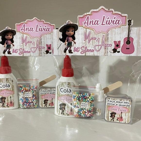 Kit Slime Embalagens Personalizadas Fazendeira
