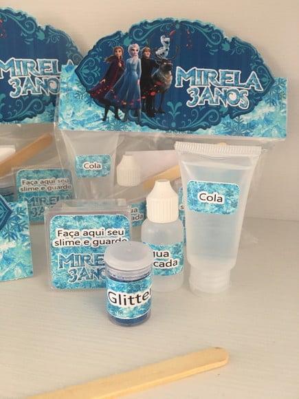 Kit Slime Frozen Embalagens Personalizadas