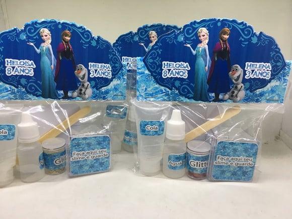 Kit Slime Frozen Embalagens Personalizadas