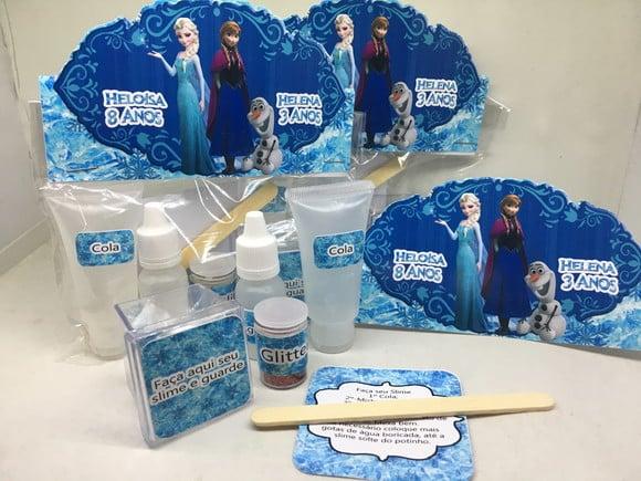 Kit Slime Frozen Embalagens Personalizadas