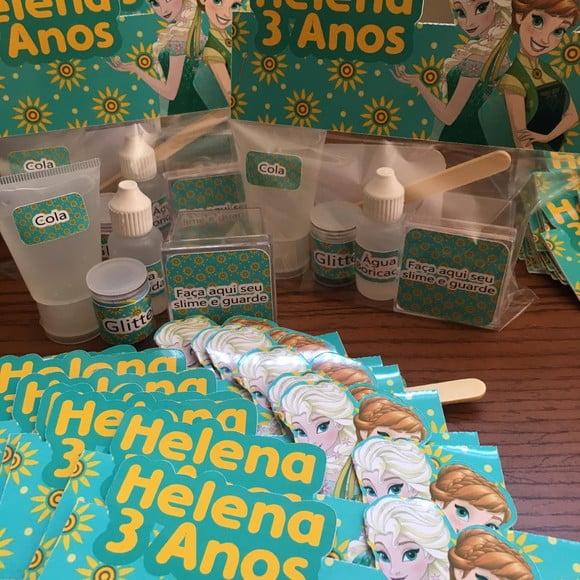 Kit Slime Frozen Fever Embalagens Personalizadas