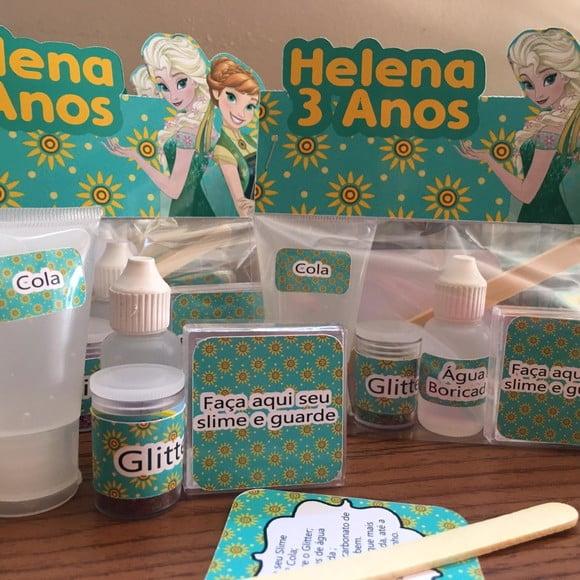 Kit Slime Frozen Fever Embalagens Personalizadas
