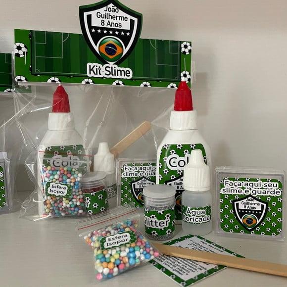 Kit Slime Futebol Embalagens Personalizadas