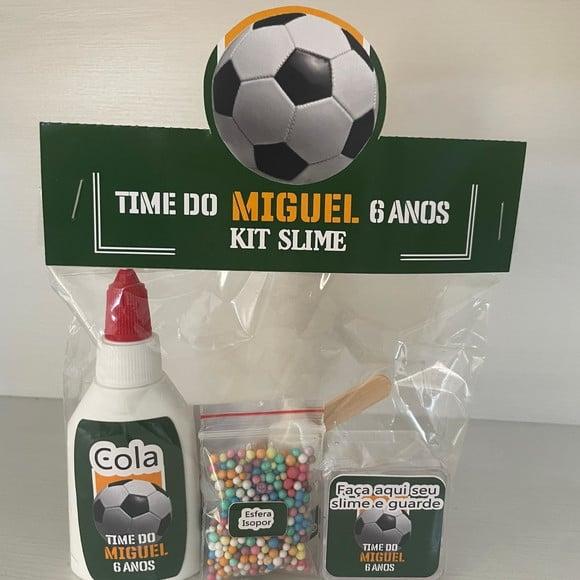 Kit Slime Futebol Embalagens Personalizadas