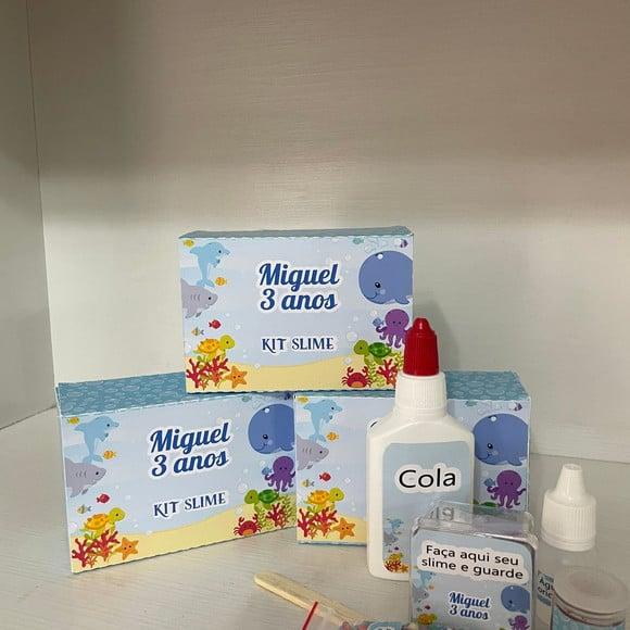 Kit Slime Fundo do Mar Embalagens Personalizadas
