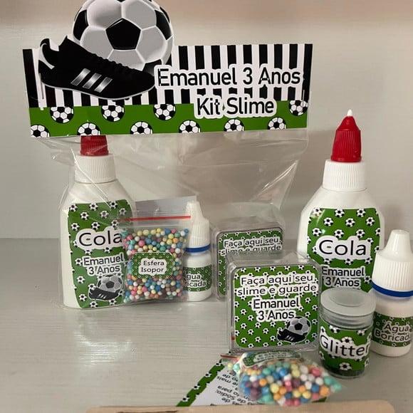 Kit Slime Futebol Embalagens Personalizadas