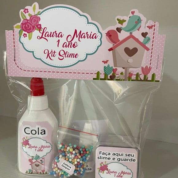 Kit Slime Jardim Encantado Embalagens Personalizadas