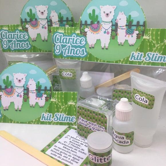 Kit Slime Lhama Embalagens Personalizadas