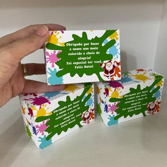 Kit Slime Natal Embalagens Personalizadas