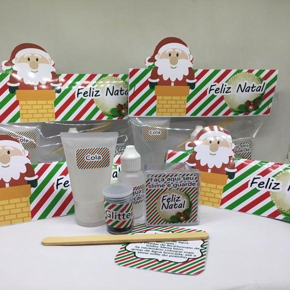 Kit Slime Natal Embalagens Personalizadas