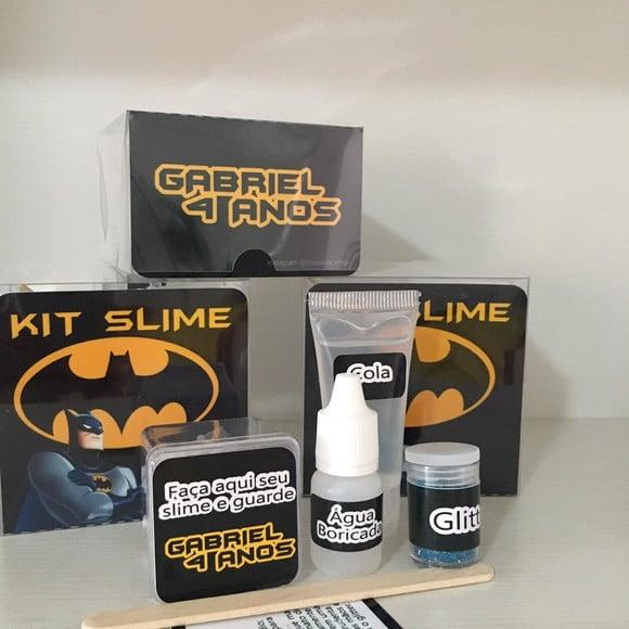 Kit Slime Personalizado Batman