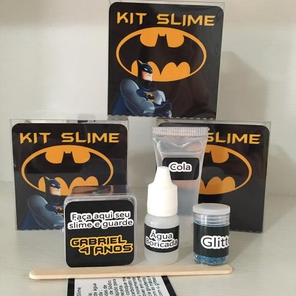 Kit Slime Personalizado Batman