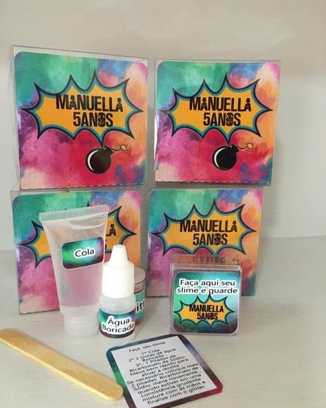 Kit Slime Personalizado Alerquina