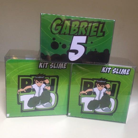 Kit Slime Personalizado Ben10