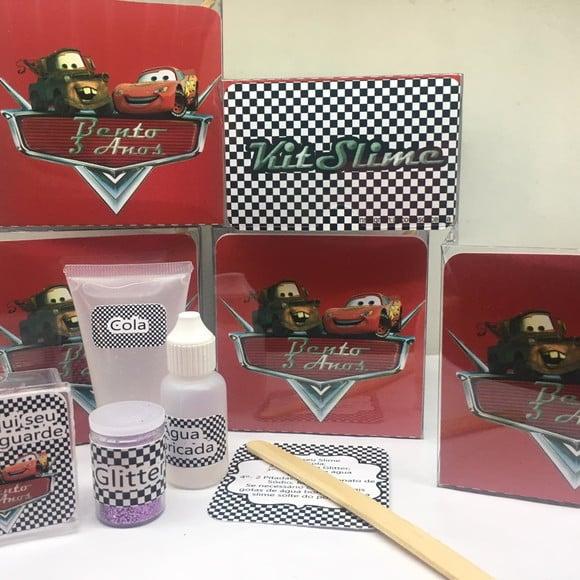 Kit Slime Personalizado Carros