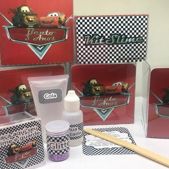 Kit Slime Personalizado Carros