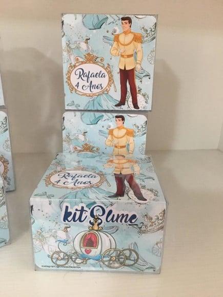 Kit Slime Personalizado Cinderela