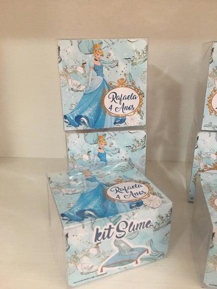 Kit Slime Personalizado Cinderela