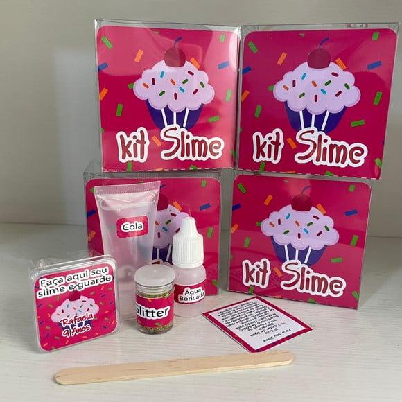 Kit Slime Personalizado Confeitaria