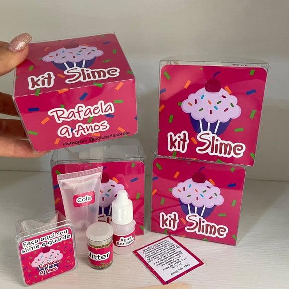 Kit Slime Personalizado Confeitaria