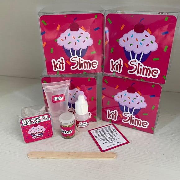 Kit Slime Personalizado Confeitaria