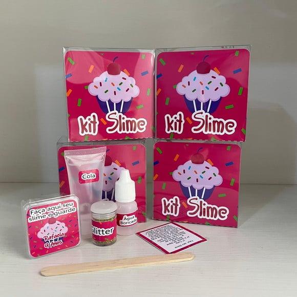 Kit Slime Personalizado Confeitaria