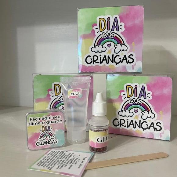 Kit Slime Personalizado Dia das Crianças