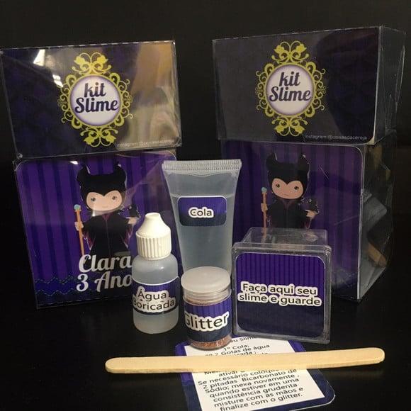 Kit Slime Personalizado Malévola