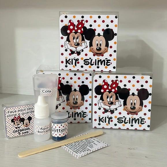 Kit Slime Personalizado Mickey e Minnie