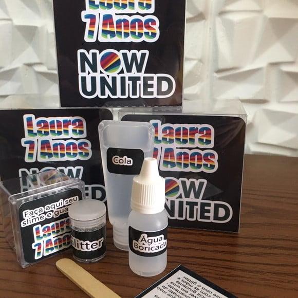 Kit Slime Personalizado Now United
