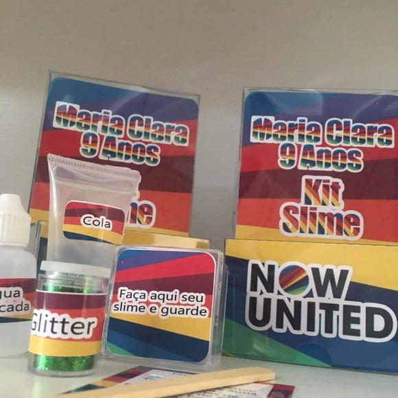 Kit Slime Personalizado Now United