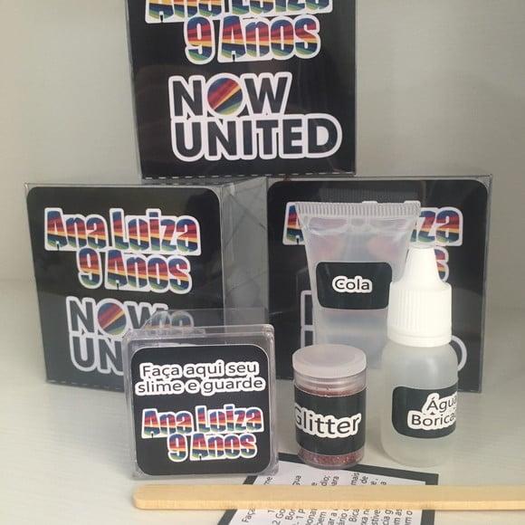 Kit Slime Personalizado Now United