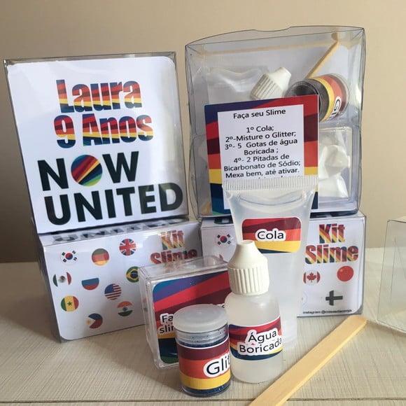 Kit Slime Personalizado Now United