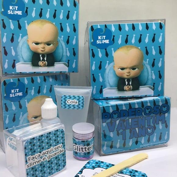 Kit Slime Personalizado Poderoso Chefinho