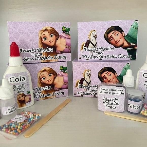 Kit Slime Rapunzel Embalagens Personalizadas