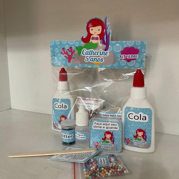 Kit Slime Sereia Embalagens Personalizadas