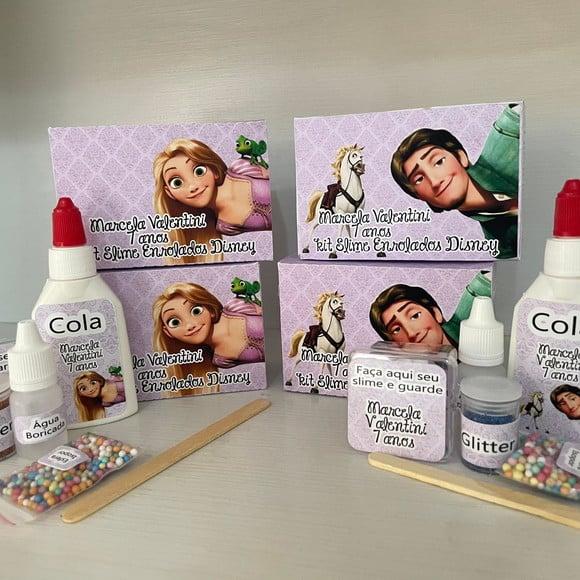 Kit Slime Rapunzel Embalagens Personalizadas