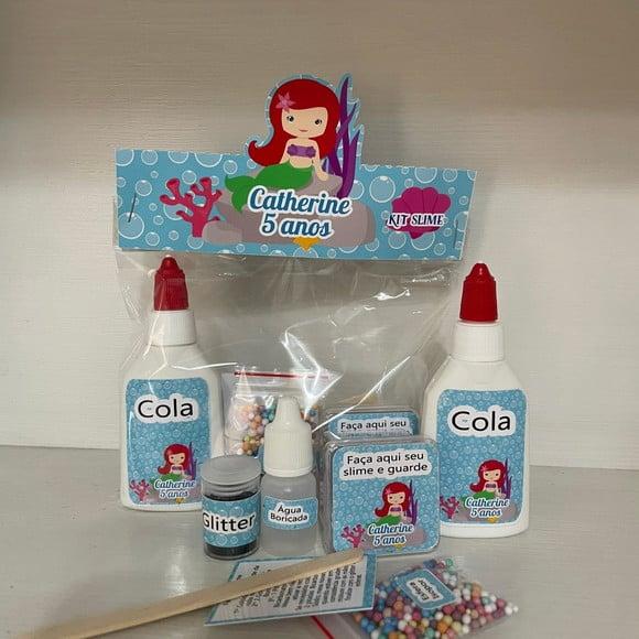 Kit Slime Sereia Embalagens Personalizadas