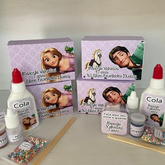Kit Slime Rapunzel Embalagens Personalizadas